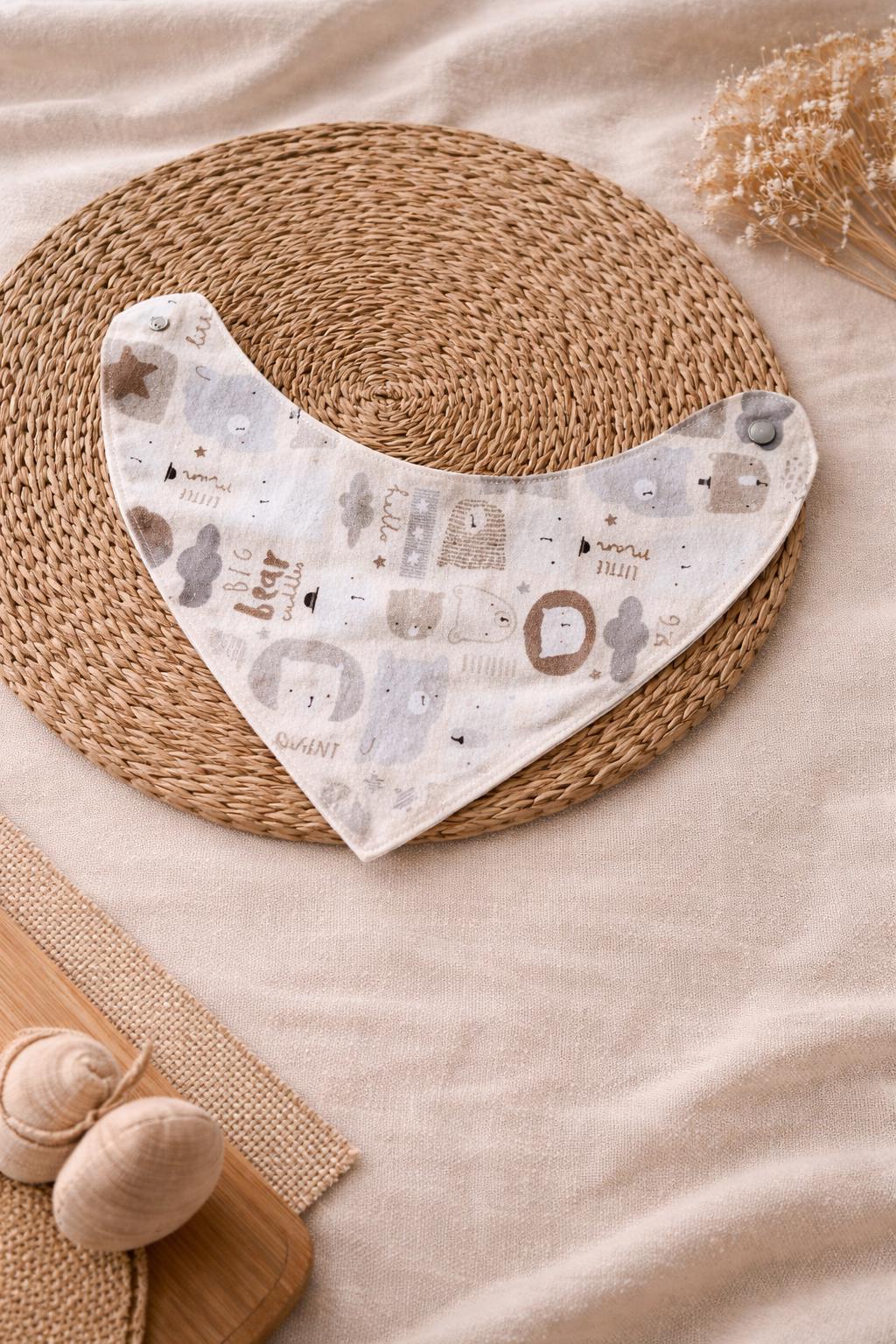Baby Bib and Burp Cloth Set