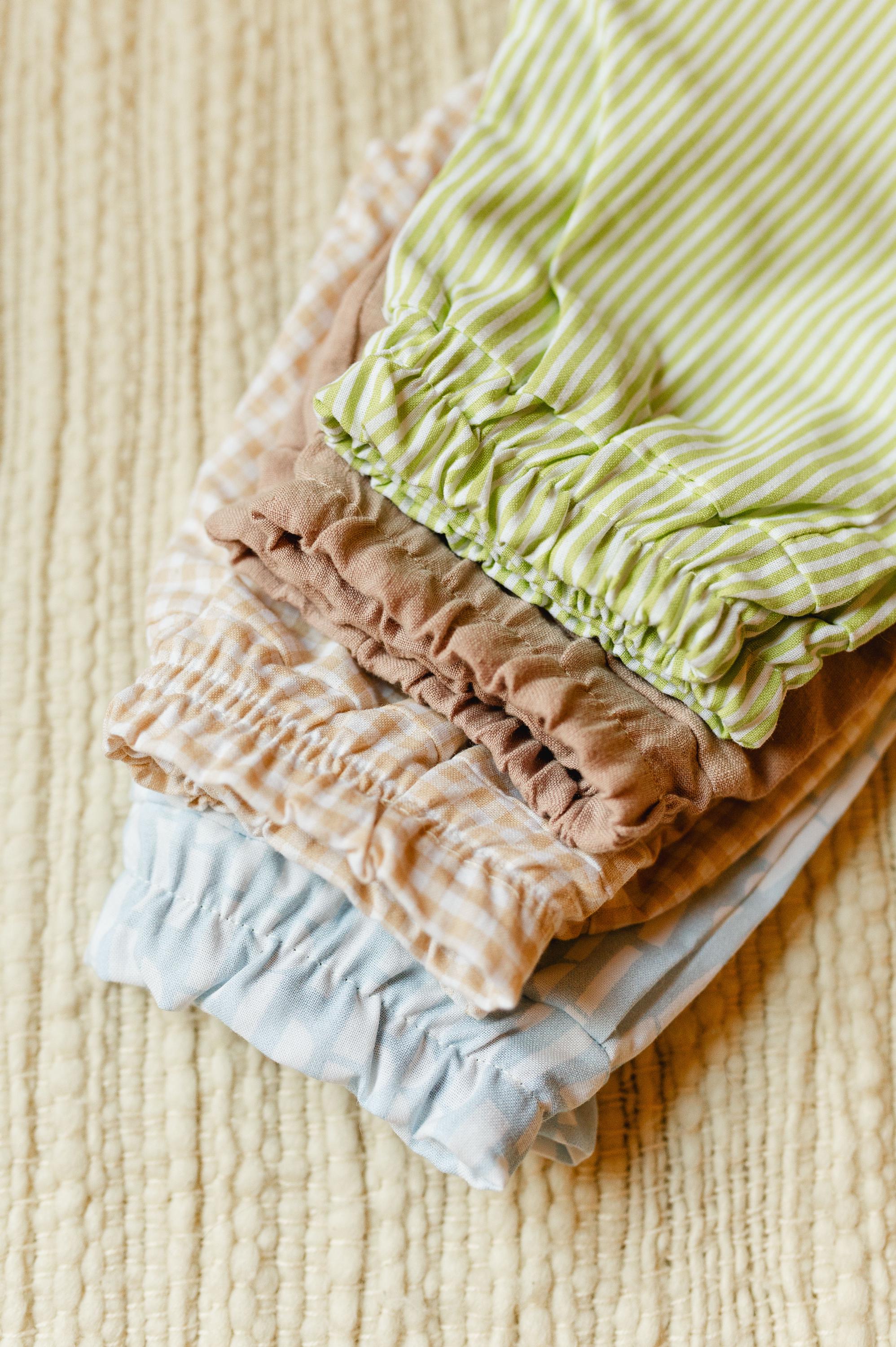 Soft Cotton Baby Pants | Neutral Minimalist Toddler Trousers (Handmade)
