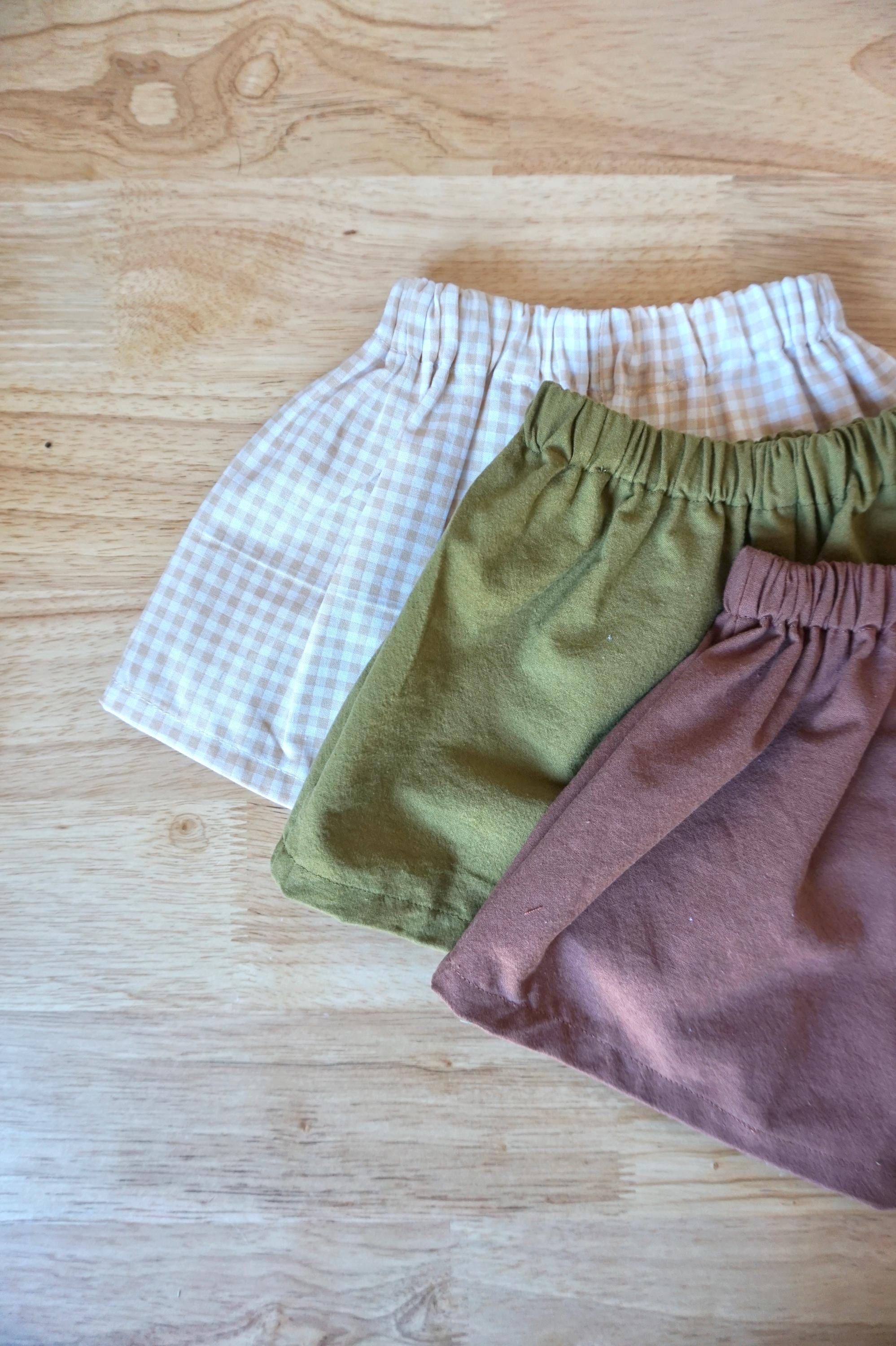 100% Cotton Baby Shorts | Gender Neutral Toddler Clothes, Newborn to 3T