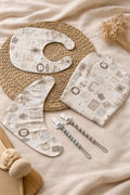 Baby Bib and Burp Cloth Set